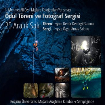 Mehmet Ali Özel Mağara Fotoğrafları Yarışması Ödül Töreni ve Sergi